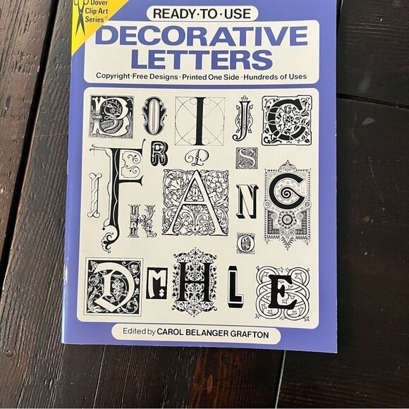 Decorative Letters Dover Cip Art Series - Picture 1 of 4